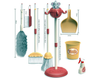 Kids Broom Mop Cleaning Trolley Set