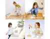 Kids Broom Mop Cleaning Trolley Set