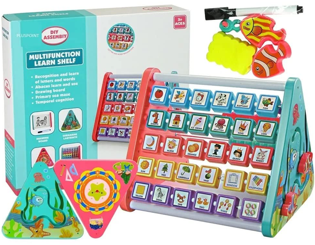 5in1 Multifunction Learning Activity Shelf