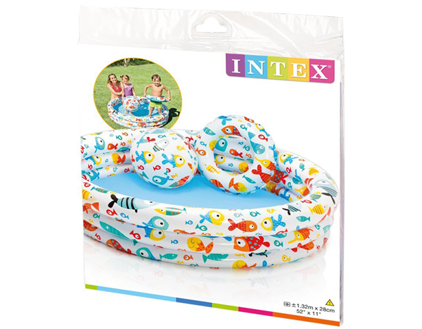Intex Fishbowl Pool With Ball & Tube