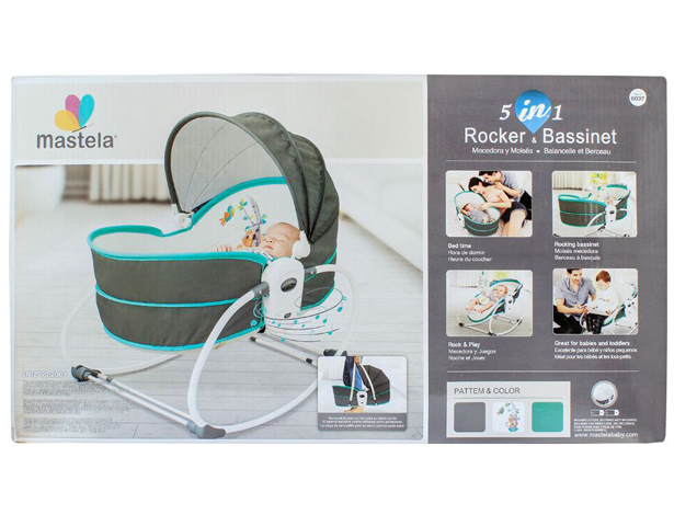 Mastela 5-In-1 Baby Rocker & Bassinet