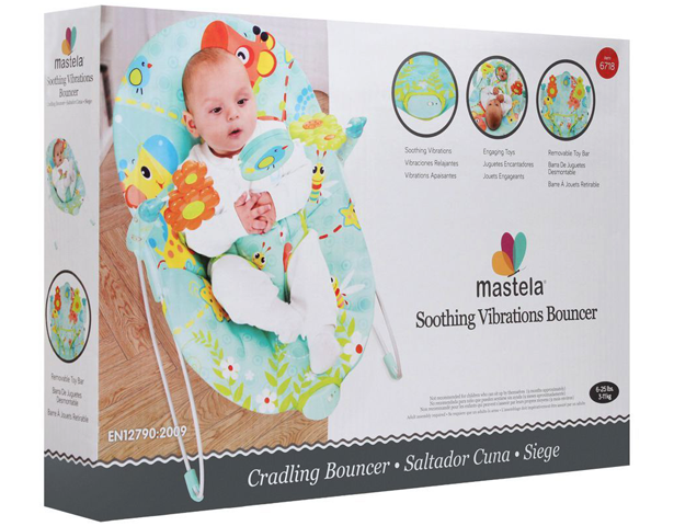 Mastela Soothing Vibrations Baby Bouncer