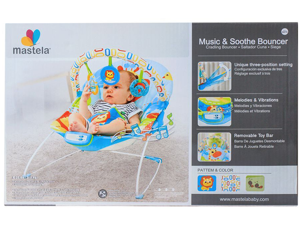 Mastela Soothing Cradling Vibrations Bouncer