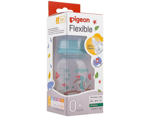 Pigeon Flexible Feeding Bottle - Hornbill