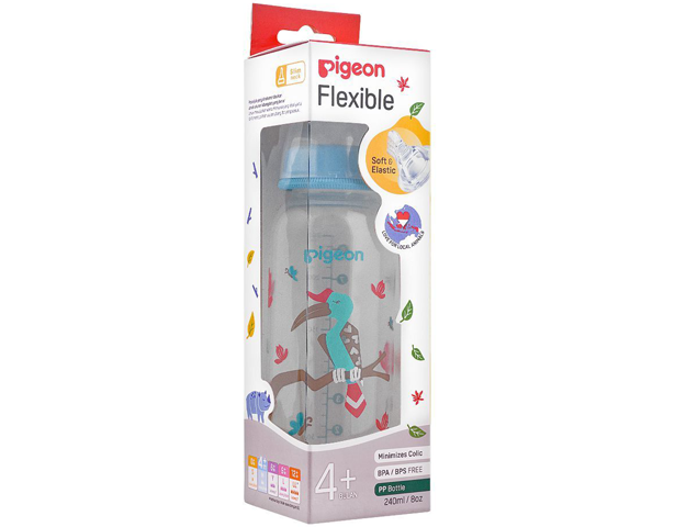Pigeon Flexible Feeding Bottle - Hornbill