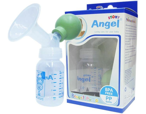 Angel Stony Breast Pump with Bottle