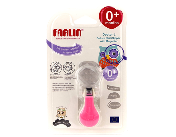 Farlin Deluxe Nail Clipper with Magnifier