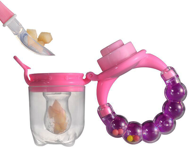 Baby Fruits Rattle Pacifier