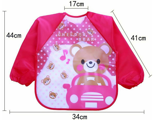 Waterproof Baby Bib With Sleeves