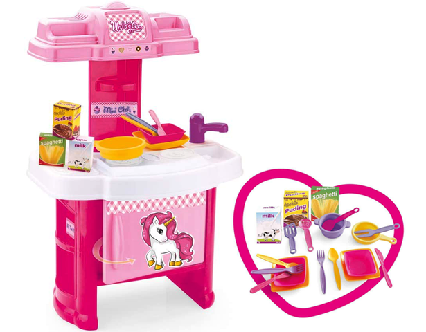 Dolu Unicorn Kids Kitchen Set