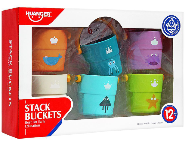Huanger Stack Buckets 6Pcs