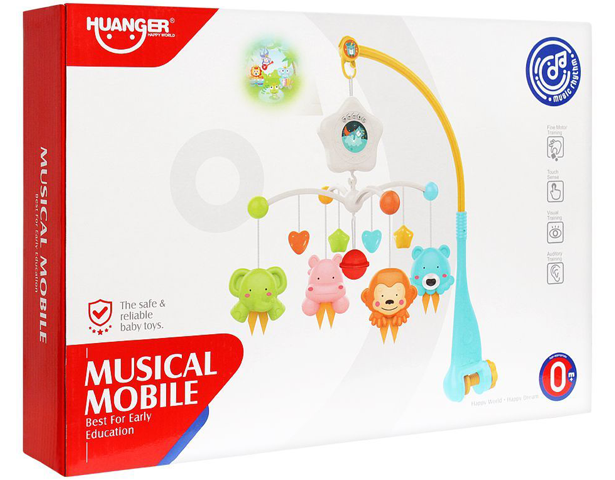 Huanger Musical Mobile With Projector + Light & Music