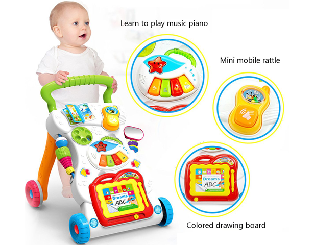 Huanger Baby Music Walker With Light