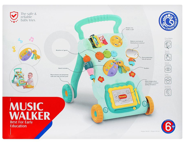Huanger Baby Music Walker 6m+