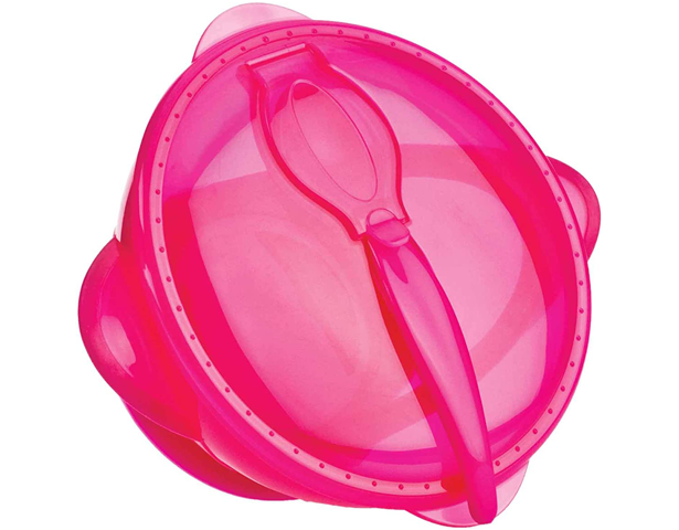 Nuby Suction Bowl With Spoon & Lid