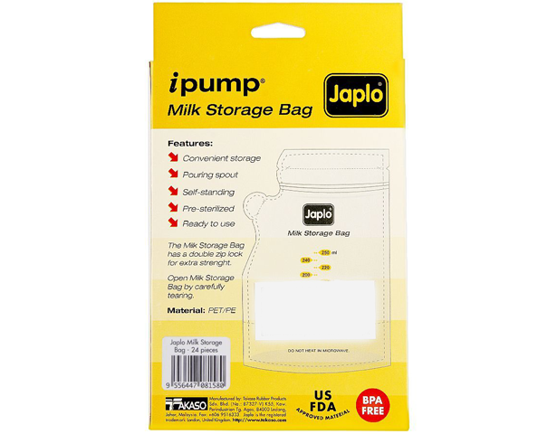 Japlo Milk Storage Bags
