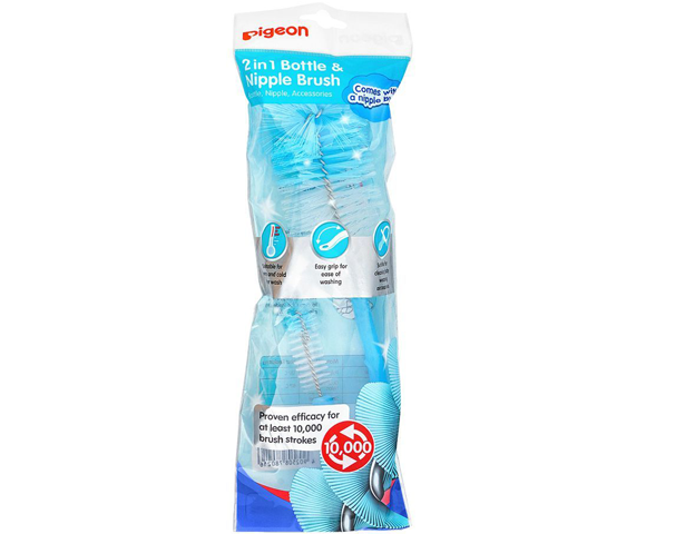 Pigeon 2-In-1 Bottle & Nipple Brush