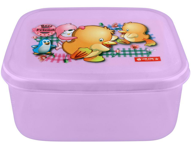 Lion Star Listy Lunch Box -Purple