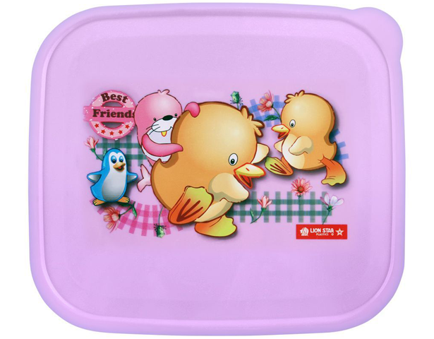 Lion Star Listy Lunch Box -Purple