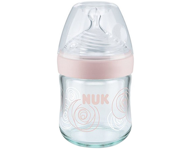 Nuk Nature Sense Glass Feeder Bottle 120ml