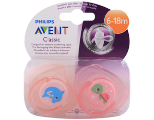 Avent Classic Soothers 6-18m