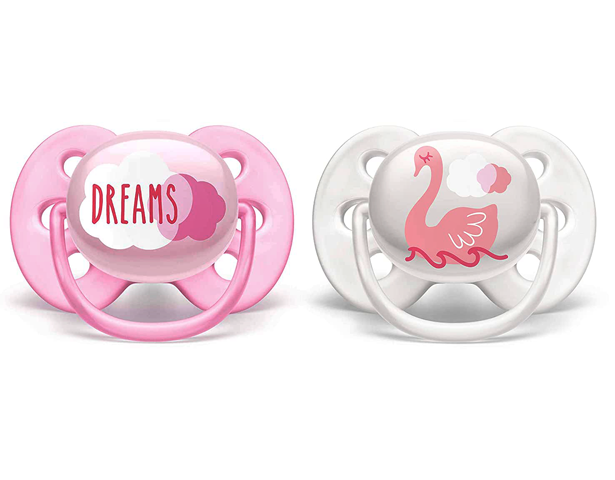 Avent Ultra Soft Soothers 0-6m