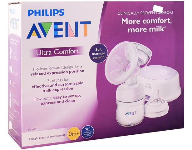 Avent Natural Single Electric Breast Pump Ultra comfort