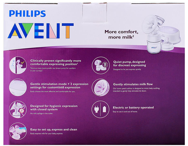 Avent Natural Single Electric Breast Pump Ultra comfort