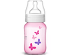 Avent Classic+ Feeding Bottle 1m+ 260ml Girl/Butterfly