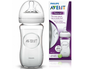 Avent Natural Glass Bottle 240ml