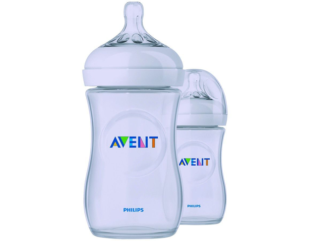Avent Natural Feeding Bottle 2-Pack 1m+ 260ml
