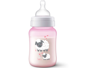Avent Anti-Colic Feeding Bottle 1m+ 260ml Sheep