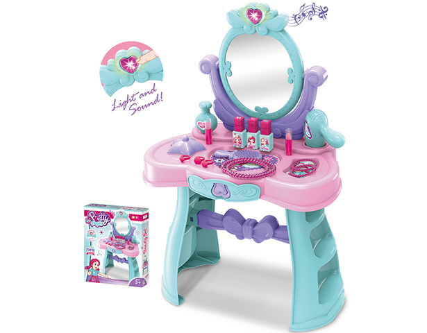 Beauty Makeup Mirror Dresser Table Toy