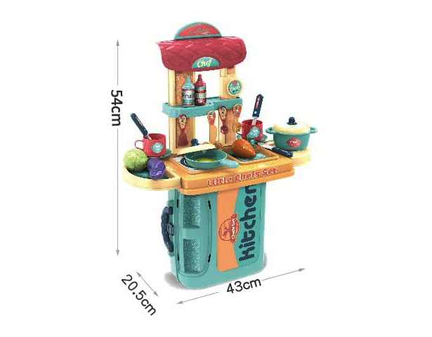 3-In-1 Little Chef Kitchen Playset