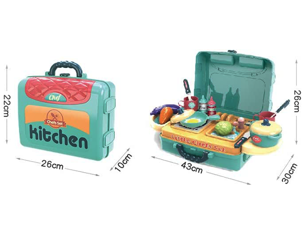 3-In-1 Little Chef Kitchen Playset