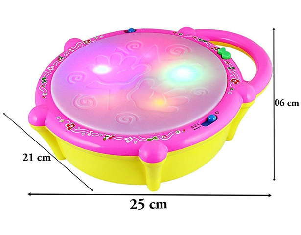 3D Flash Drum Toy For Kids