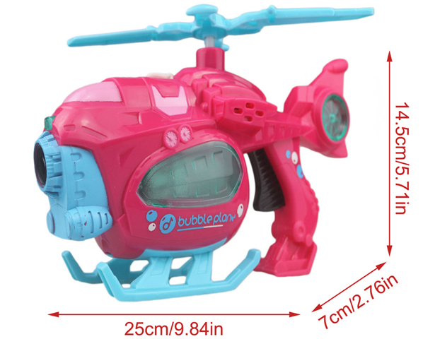 Electric Helicopter Bubble Machine