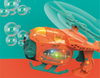 Electric Helicopter Bubble Machine