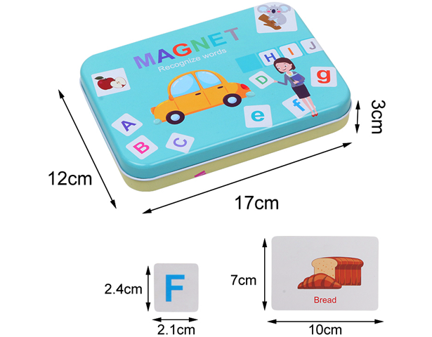 Magnetic Alphabet Book 134Pcs