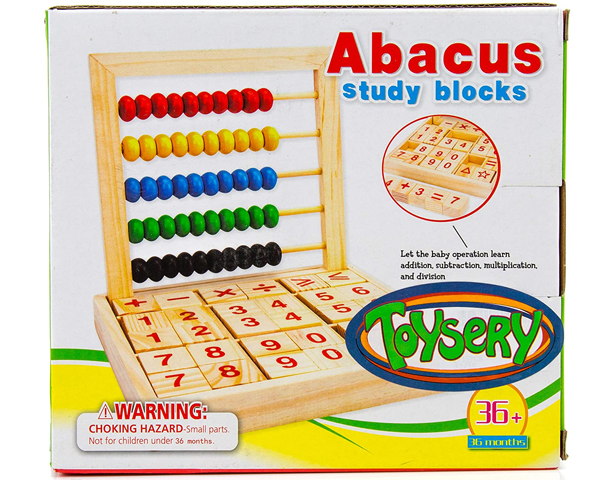 Wooden Abacus Study Blocks
