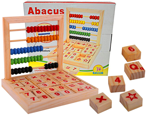 Wooden Abacus Study Blocks