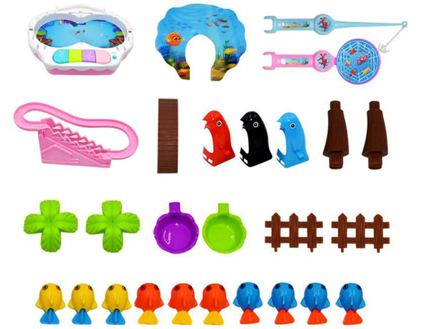 Fishing Game With Penguin Slide