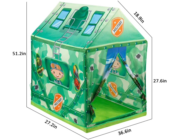 Military Themed Play House Tent