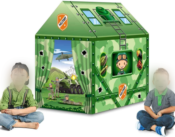 Military Themed Play House Tent