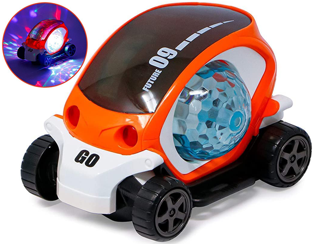 Rotating Stunt Car Toy For Kids