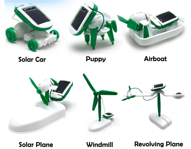 6 in 1 Solar Powered Toy