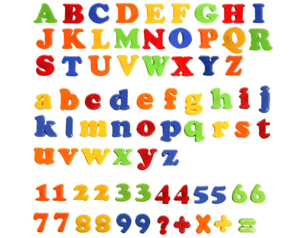 Magnetic Letters & Numbers Jar