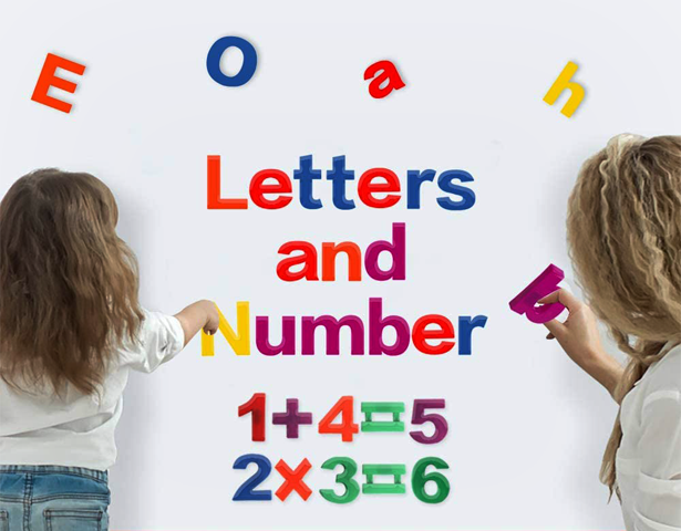 Magnetic Letters & Numbers Jar