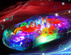 Transparent Concept Car Light & Music