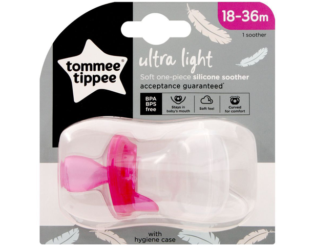Tommee Tippee Ultra Light Soft Silicone Soother